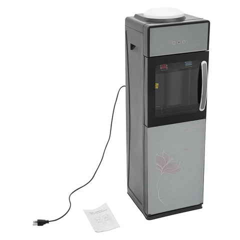 Top Loading Water Cooler Dispenser with Hot and Cold Water, Removable Drip Tray, LED Indicators, Bottom Storage, 5 Gallon Bottles