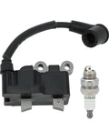 Ignition Coil And Spark Plug Kit For 25cc To 25.4cc 2 Cycle String Trimmers And Brush Cutters Fits RY251PH RY252CS