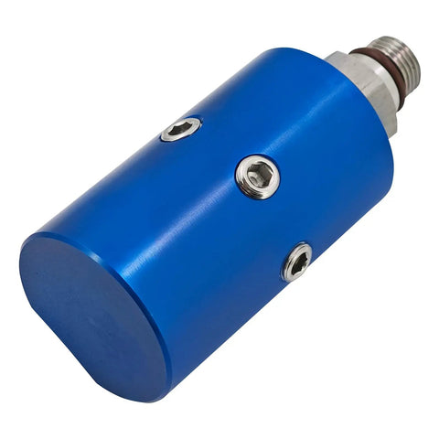 High Speed Rotary Joint 1116 670 463 Rotary Union For Deublin built rugged blue metal body with threaded end
