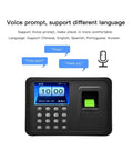 Top Notch Biometric Fingerprint Time Clock For Hassle Free Employee Attendance Logging And Smooth Shift Tracking Backed By Lightning Fast Scanning And Heavy Duty Memory Storage with voice prompt functions.
