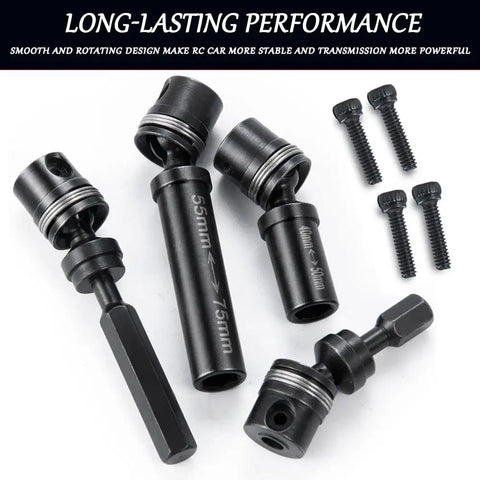 Industrial Grade Steel RC Drive Shafts Set For 1 By 18 TRX4M Defender Bronco Crawler Car Upgrade Front And Rear Center Driveshafts