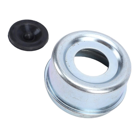 2.72 Inch Bearing Protector With Dust Cover For Trailer And Boat, Wheel Bearing Saver Grease Cap, metal shell with rubber seal