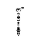 Reverse Cartridge Replacement For Faucets In Starlight Chrome Finish A Must Have Repair Part For Leaky Drips Exploded View