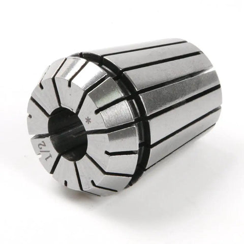 Two Piece ER32 Precision Spring Collets For CNC Lathe And Milling Chuck With Half Inch Hole High Precision 45 Steel Construction close-up