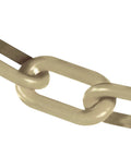 Heavy Duty Plastic Barrier Chain For Crowd Control And Line Management Sets A Rugged Visual Boundary showcasing army tan plastic link.