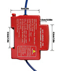 Smart Aerosol Fire Extinguisher Auto Activates When Heat Spikes Nixes Early Flames Fast provides safety device with dimensions.