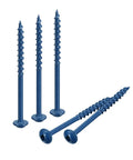 Pocket Hole Screws Size 8 Two and a Half Inch Square Drive Self Tapping Wood Screws Blue Coated for Woodworking Projects DIY Friendly Carbon Steel 250 Pack