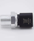 Side view of an air conditioning pressure transducer switch sensor for Audi and VW, part number 4H0959126B, showing metal and plastic components.