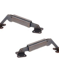 Spring Lid Support Hinges Pack 2 Left Right For Boxes And Cabinets Toy Boxes Red Bronze Finish, Durable Hardware Hinges