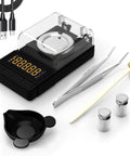 Ultra Precise 50g Digital Milligram Scale With 0.001g Readout For Reloading, Compact Black Powder Scale Must Have 20g Calibration Weight