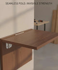 180 Degree Invisible Hinge For Fold Down Tables And Cabinet Doors Zinc Alloy Flush Mount Hardware In Silver Finish