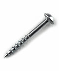 Zinc Pocket Hole Screws For Woodworking 1-1/2 Inch Coarse Thread Maxi-Loc Head Indoor Use 250 Count For Softwood And Plywood Cabinets Furniture Making And DIY Projects With Strong Hold