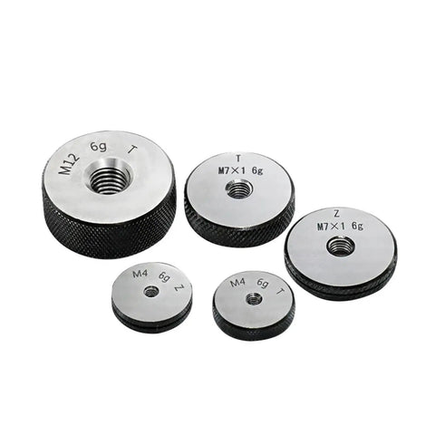 Thread Ring Gauge Set M25-M27 For Internal Thread Testing, Precision Measuring Tool, 6G TZ Fit, Durable Steel