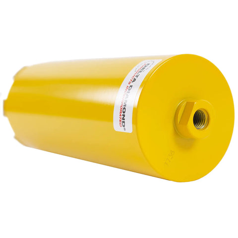 Cougar HD Premium Dry Diamond Core Drill Bit 4-1/2 Inch With 5/8-11 Threaded Arbor Turbo Laser-Welded Segments, side view