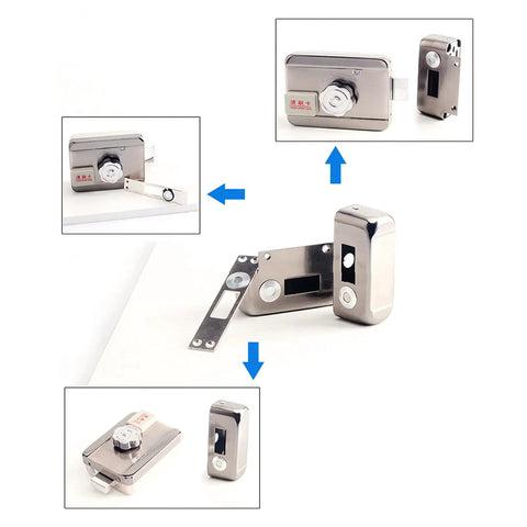 Premium Electronic Deadbolt Door Lock Featuring Smooth Wireless Remote Controller Access Top Tier Anti Tamper Design Hella Secure Keyless Entry For Residential Protection with mounted hardware and key mechanism.