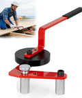 Beefed Up Heavy Duty Deck Board Straightening Tool For Composite Boards Built With Thickened Carbon Steel That Withstands Serious Pressure Perfect For Pros And DIYers Who Need A Clean True Deck Edge Every Time, deck clamp tool in use