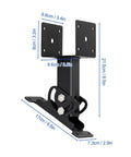 Weatherproof Adjustable Roof Riser Bracket For Balcony And Patio Pergola Mounts Built Tough Heavy Duty Metal Beam Supports