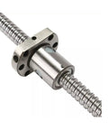 Cold Rolled Ball Screw With Single Ball Nut SFU1204 For CNC Linear Motion Non End Machined 24mm Nut Diameter shown in detail