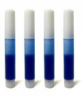Pack of four blue medium strength thread locker for bolts and screws that keeps bolts locked on vibration, 2ml adhesive gel