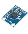 Three Pack ADXL335 3-Axis Accelerometer Sensor Module GY-61 With Analog Output 3-5V For Motion Control, Gaming, Image Stabilization, Wearables, Vibration Monitoring, And Mobile Devices blue PCB board