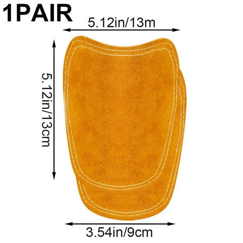 Heavy Duty Welding Shoe Covers Heat Resistant Boot Covers With Anti-Scald Toe Guards, cowhide leather dimensions 5.12x3.54 inches