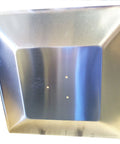 SGT Shield Glass Tube Heat Shield for Square Patio Heaters with pre-drilled holes, aluminum construction, top view