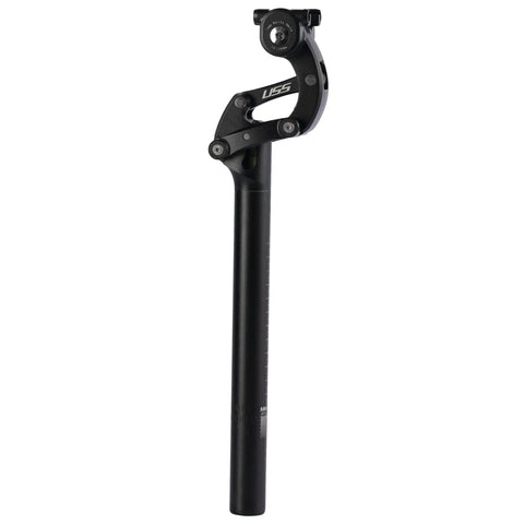 Suspension Seat Post With 50mm Travel For Road, Gravel And Mountain Bikes, 365mm Length, 6061 T6 Aluminum, side view