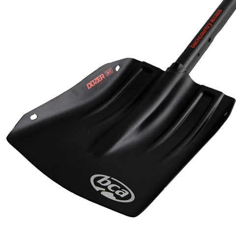Dozer 2HS Avalanche Shovel With Ovo Concave Shaft Low Profile Beefy Blades And Cored Handles For A Strong Lightweight Packable Rescue Tool Black