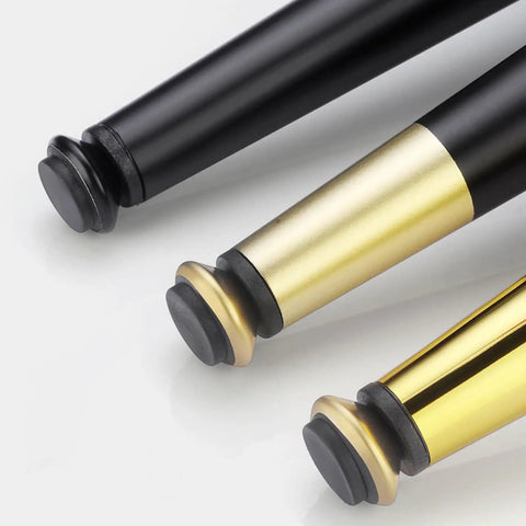 Adjustable Gold Furniture Legs For Desks, Cabinets, Beds And Couches, 12.5 Cm 5 In High, Cold Rolled Steel, Heavy Duty Kegel Feet close-up