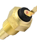 Direct Fit Engine Coolant Temperature Sensor Switch Compatible With Gmc Chevy Pickup Van, brass material, detailed view of connector.