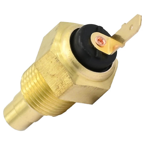 Direct Fit Engine Coolant Temperature Sensor Switch Compatible With Gmc Chevy Pickup Van, brass material, detailed view of connector.