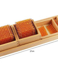 Dead Nuts Secure Matte Black Stainless Steel Gate Latch And Flip Lock Door Bolt Heavy Duty Privacy Slide Catch showing bright orange beads in wooden storage.