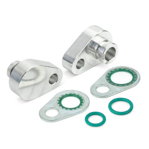Ford Expedition Rear AC Block Off Kit With Seal Washer Aluminum Fittings Includes 2 Block Fittings New O Rings And Sealing Washers Direct Fit