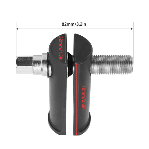 Heavy Duty Motorcycle Steering Stem Bearing Race Removal Tool For Slick Bike Wrenching Top Notch Steel Steering Neck Bearing Puller Fits One Inch Eight To Two Point Five Eight Id Races Zero Hassle Ride Fixes, showing detailed measurements and design.