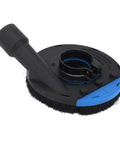 Badass Angle Grinder Dust Collecting Guard For 100Mm And 115Mm Small Grinders With Osha Compliant Triple Layer Concrete Filtering And Reinforced Abs Protective Shield Cover, brush attachment with hose.