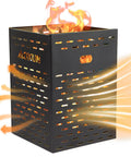 63 Gallon Ultra Thick Burn Barrel For Yard Waste Heavy Duty Outdoor Incinerator Drum With Burn Cage For Paper Leaves Trash And Wood