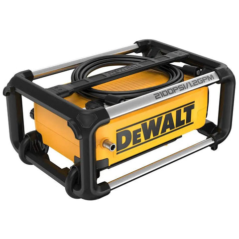 Heavy Duty Pressure Washer 2100 PSI At 1.2 GPM With Bright Yellow Body Portable Cleaning Power For Driveways Siding Cars Patios And Outdoor Tasks Beast Cleaning Power Against Tough Grime