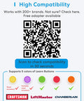 QR code checks 200+ brand compatibility for Smart WiFi Garage Door Opener Remote With App Control, Works With Alexa Google Assistant And SmartThings, No Hub Needed, Compatible With 200 Brands And 1600 Models, Non HomeKit Version
