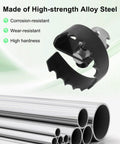 Beefy 2 Inch Spiral Drain Cutter Knocks Out Stubborn Clogs On K50 K400 K3800 Sectional Machines, made from high-strength alloy steel.