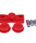 Honda Shifter Stabilizer Bushing Kit For Civic CRX Del Sol 1988 To 2000 1.5L 1.6L SOHC 16V L4 Engines Smooth Shifts And Handling Reduce Slop For Confident Daily Driving, red polyurethane bushings with metal sleeves