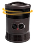 360 Degree All Around Heat Portable Space Heater With Adjustable Thermostat And Two Heat Settings For Small To Medium Rooms Charcoal Grey