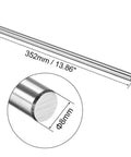 Precision Ground 8Mm X 352Mm Chrome Plated Linear Motion Shaft Guide Rod with 8mm diameter for smooth bearing runs.