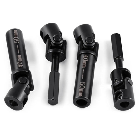 Beefy 1144 CNC Steel RC Driveshafts 40x40mm Front And Rear Center Transmission Shafts for 1to24 FCX24 Smasher Power Wagon K5 Blazer
