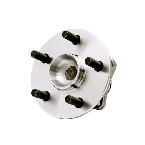 Close-up of a Rear Wheel Bearing Hub Assembly Bolt-On Fit for 2003-2008 Toyota Corolla, 2003-2008 Matrix, 2004-2009 Prius, 5-lug hub