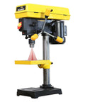 8 Inch Drill Press With Laser Guide, 2.3 Amp 5 Speed Bench Drill Press, Cast Iron Worktable visible