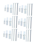 Heavy Duty Toggle Bolt And Wing Nut Kit For Drywall Hollow Walls 48 Piece Anchors Set For Securely Mounting Lamps Bookshelves Cabinets Easy Installation And Versatile Use Great For DIYers, 48-piece steel bolts and anchors