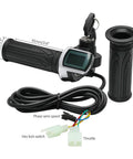Drop Dead Easy Install 24V To 84V Brushless Sine Wave Motor Controller Kit With Sleek LCD Throttle And Secure Key Switch for electric bike