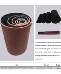 Top Shelf Quick Swap Spindle Sanding Sleeves For Oscillating Sander Multidrive Pad Replacement Kit featuring rolled 80 grit abrasive sleeve for wood and metal.