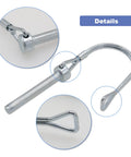 Close-up of Beefy Built Tough Heavy Duty Safety Coupler Hitch Pins 1/4 X 1-3/4 Inch Zinc Plated, showing loop design and locking