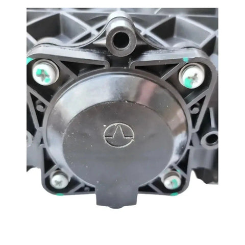 Close-up of Top Shelf Electric Vacuum Pump Unit compatible with BYD Tang Qin Song E5 E6 Yuan EV, showing housing and connection points.